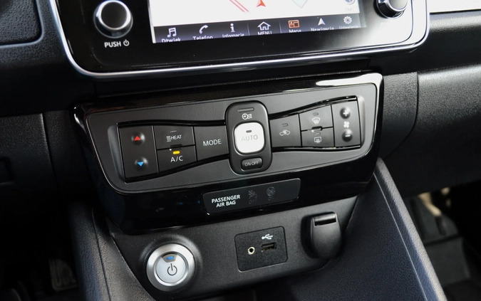 Nissan Leaf cena 62900 przebieg: 37800, rok produkcji 2018 z Gdańsk małe 781